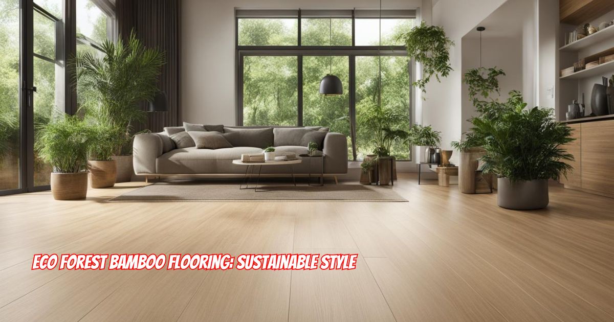 Eco Forest Bamboo Flooring: Sustainable Style