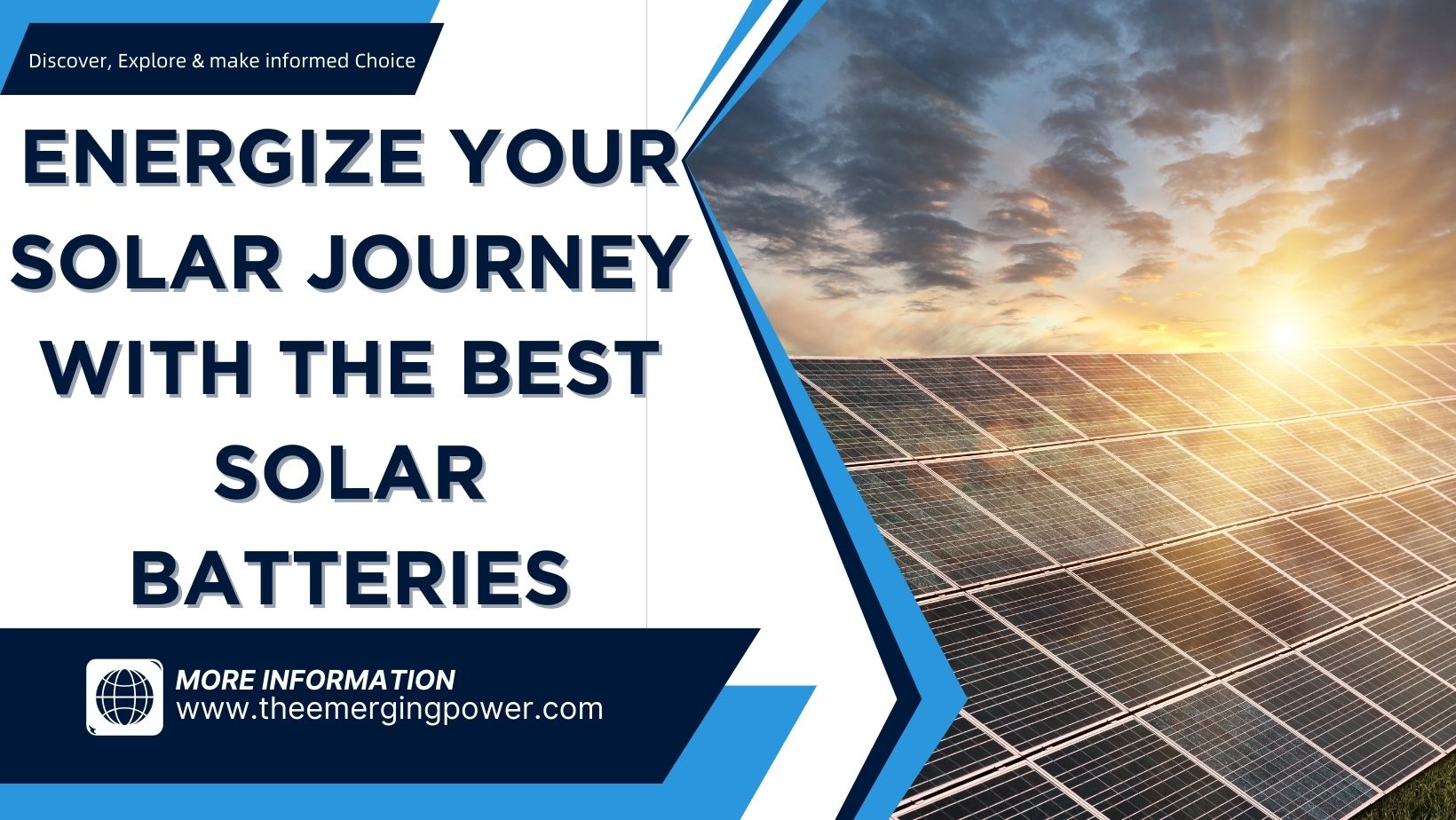 Energize Your Solar Journey With The Best Solar Batteries