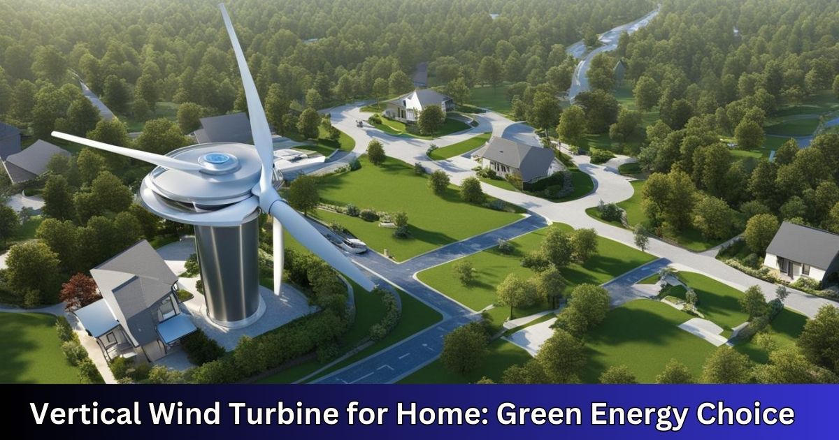 Vertical Wind Turbine for Home: Green Energy Choice